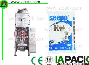 500G 1000g máquina de ensacamento de sal com enchimento volumétrico do copo para a precisão do saco gusseted 0.2 a 2g