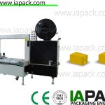 PLC máquina de embalagem secundária máquina de cintar totalmente automática