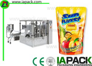 economia de energia de enchimento líquida giratória da máquina de empacotamento do suco de fruto