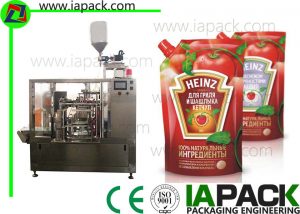máquina de embalagem da pasta de tomate, controle poli do PLC da máquina de embalagem do malote