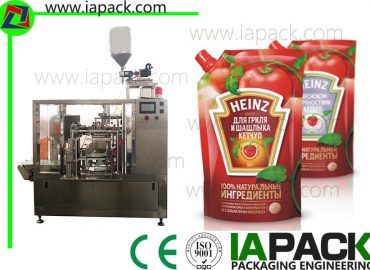 máquina de embalagem da pasta de tomate, controle poli do PLC da máquina de embalagem do malote